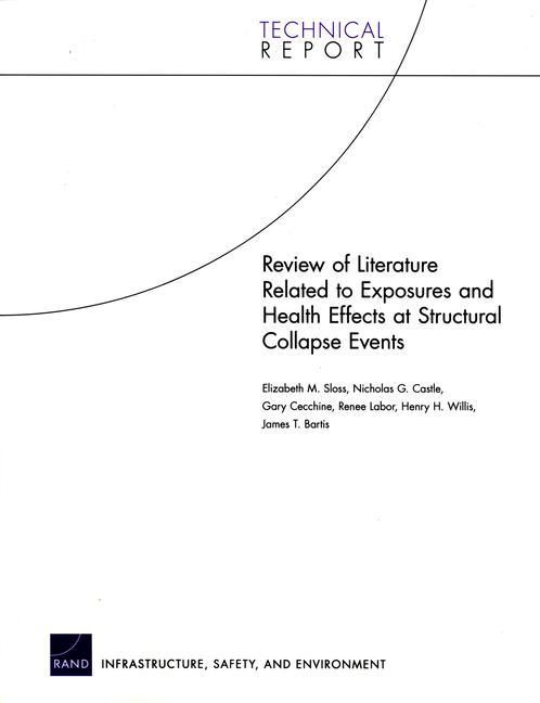 Produktbild: Review of Literature Related to Exposures and Health Effects at Structural Collapse Events