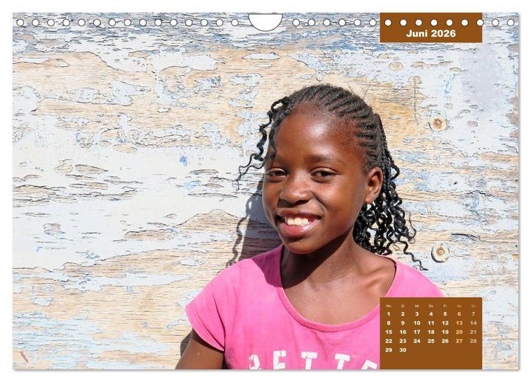 Produktbild: Kinderportr&auml;ts aus Afrika (Wandkalender 2026 DIN A4 quer), CALVENDO Monatskalender