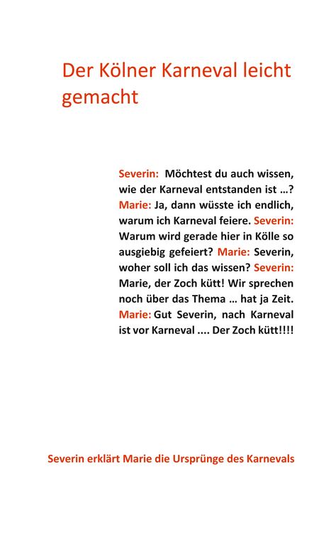 Produktbild: Der K&ouml;lner Karneval leicht gemacht