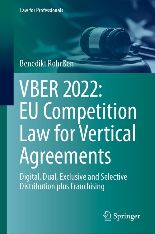 Produktbild: VBER 2022: EU Competition Law for Vertical Agreements