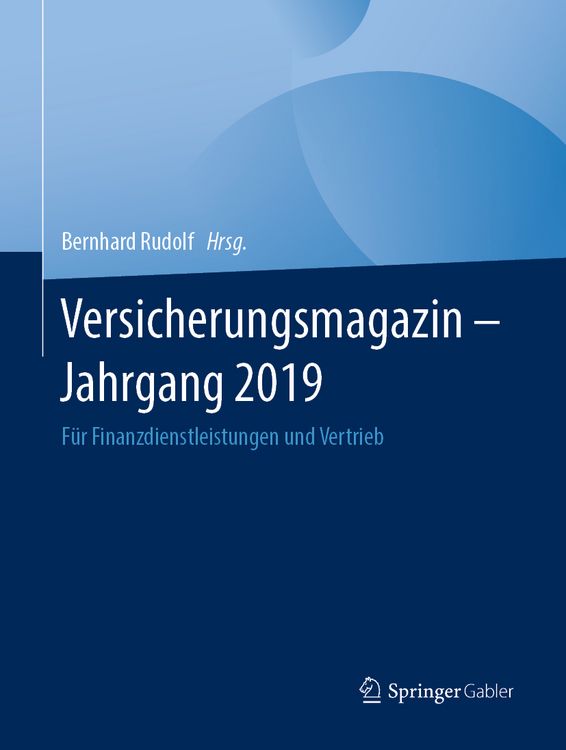 Produktbild: Versicherungsmagazin - Jahrgang 2019