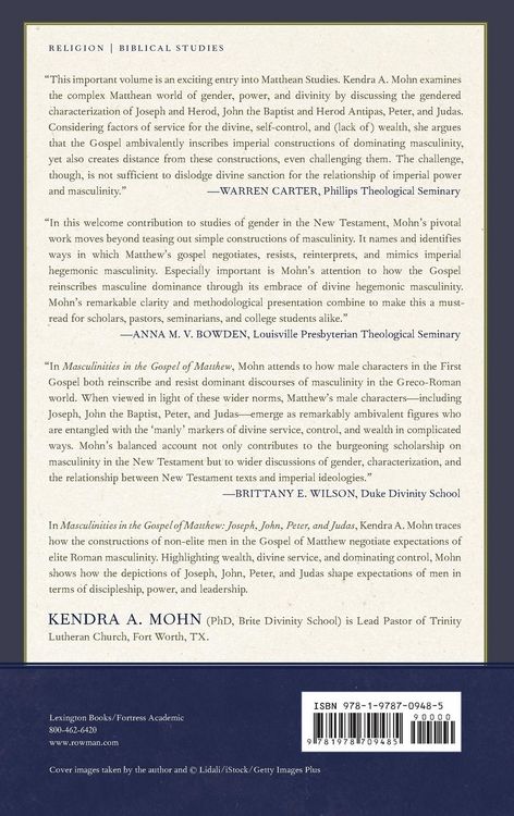 Produktbild: Masculinities in the Gospel of Matthew