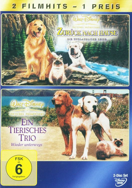 Produktbild: Zur&uuml;ck nach Hause/Ein tierisches Trio [2 DVDs]