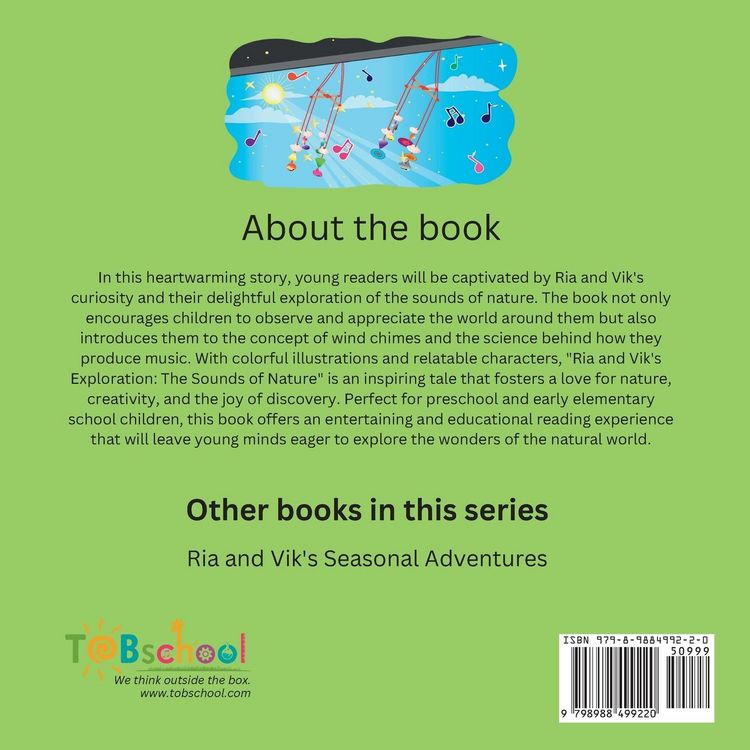 Produktbild: Ria and Vik's Explorations The Sounds of Nature (TOBschool Books)