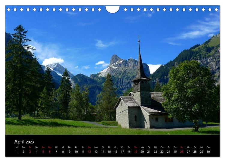 Produktbild: Die Welt der Berge (Wandkalender 2026 DIN A4 quer), CALVENDO Monatskalender