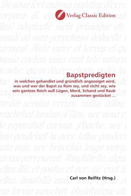 Produktbild: Bapstpredigten