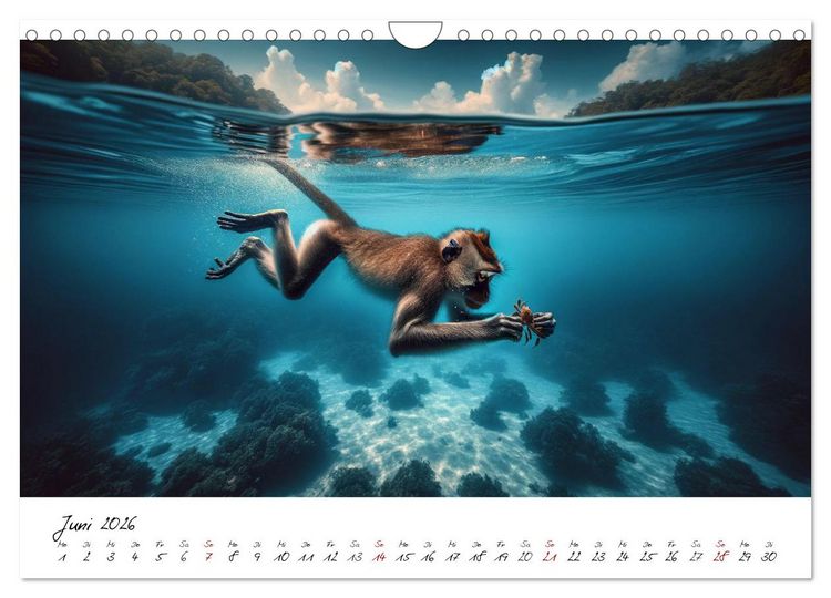 Produktbild: Die besten Naturbilder des Jahres - Einzigartige Augenblicke (Wandkalender 2026 DIN A4 quer), CALVENDO Monatskalender