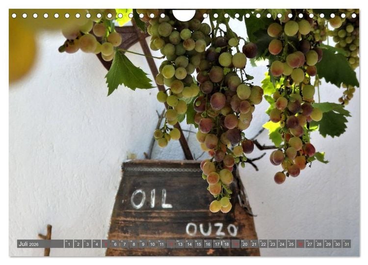 Produktbild: Kreta Pur - Eine Bilderreise f&uuml;r die Sinne (Wandkalender 2026 DIN A4 quer), CALVENDO Monatskalender