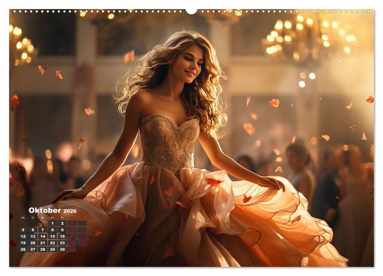 Produktbild: Verzaubert von Magie und Romantik (Wandkalender 2026 DIN A2 quer), CALVENDO Monatskalender