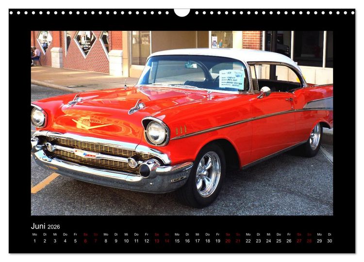 Produktbild: Retro Cars (Wandkalender 2026 DIN A3 quer), CALVENDO Monatskalender