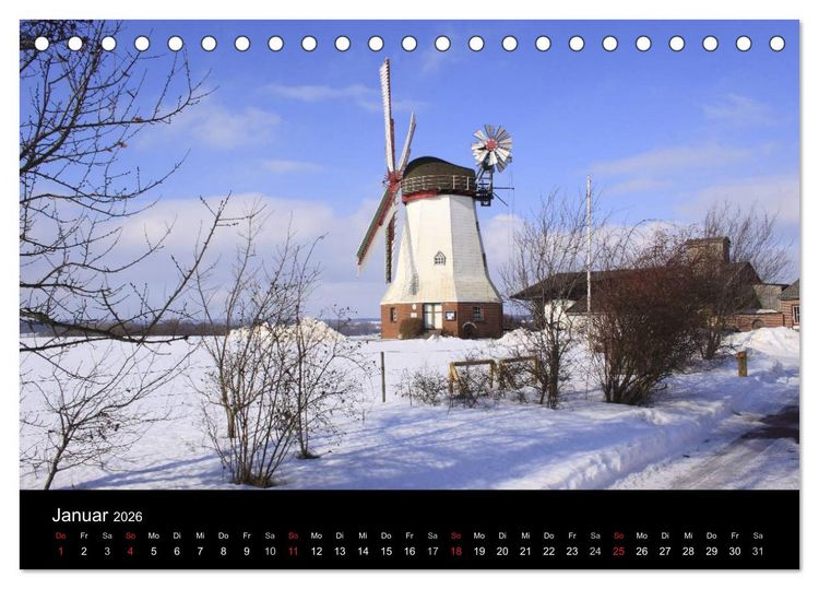 Produktbild: L&uuml;neburg und die L&uuml;neburger Heide (Tischkalender 2026 DIN A5 quer), CALVENDO Monatskalender