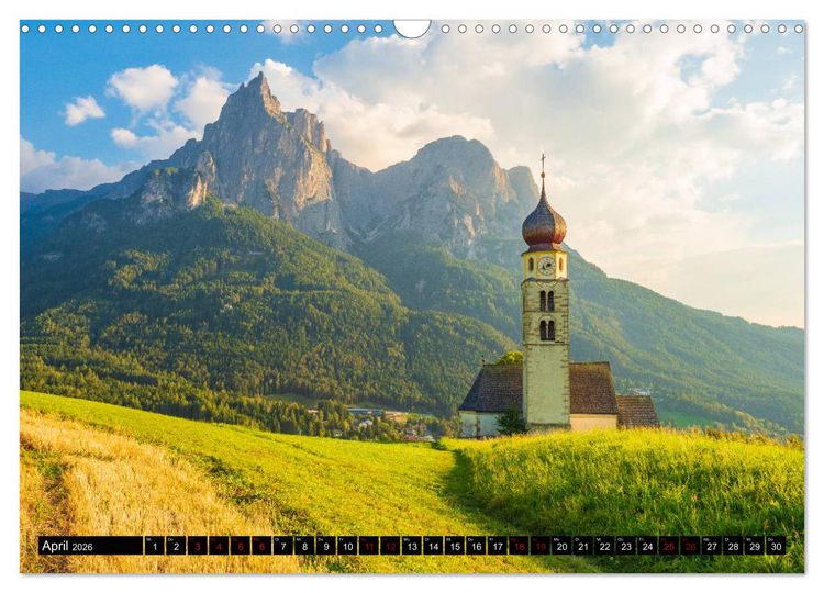 Produktbild: Sehnsucht Seiser Alm (Wandkalender 2026 DIN A3 quer), CALVENDO Monatskalender