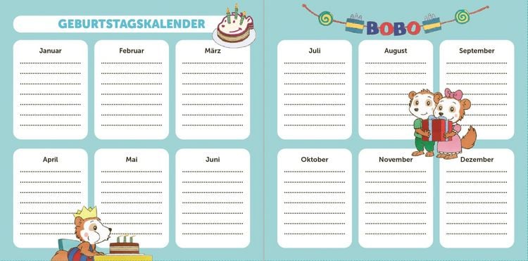 Produktbild: Bobo Siebenschl&auml;fer - Mein Kindergarten Freundebuch