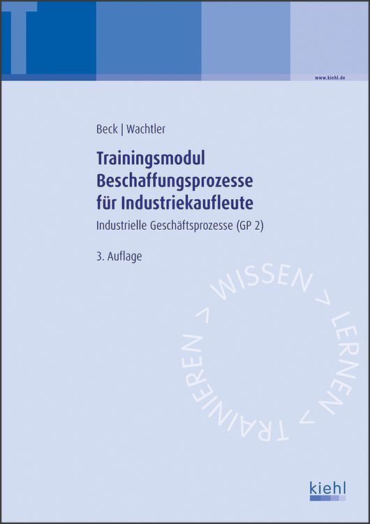 Produktbild: Trainingsmodul Beschaffungsprozesse f&uuml;r Industriekaufleute