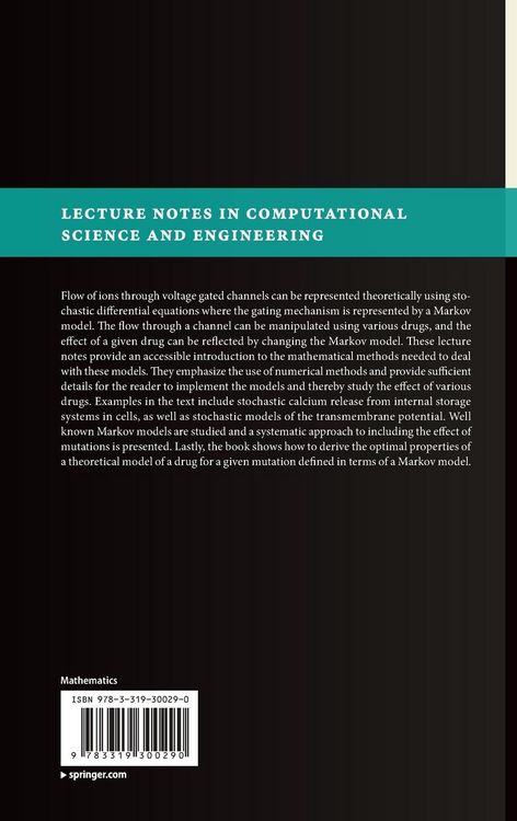 Produktbild: Computing Characterizations of Drugs for Ion Channels and Receptors Using Markov Models