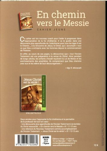 Produktbild: En chemin vers le Messie, J&eacute;sus le Christ : cahier jeune