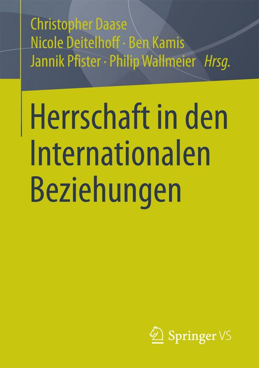 Produktbild: Herrschaft in den Internationalen Beziehungen