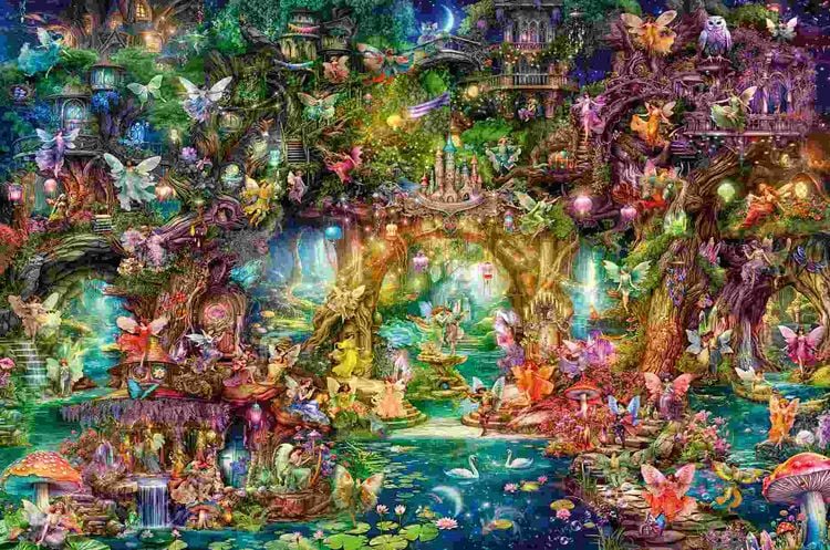Puzzle 5000 pièces Mickey artiste Ravensburger : King Jouet France, Puzzles adultes Ravensburger