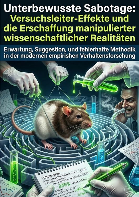 Produktbild: Unterbewusste Sabotage: Versuchsleiter-Effekte und die Erschaffung manipulierter wissenschaftlicher Realit&auml;ten