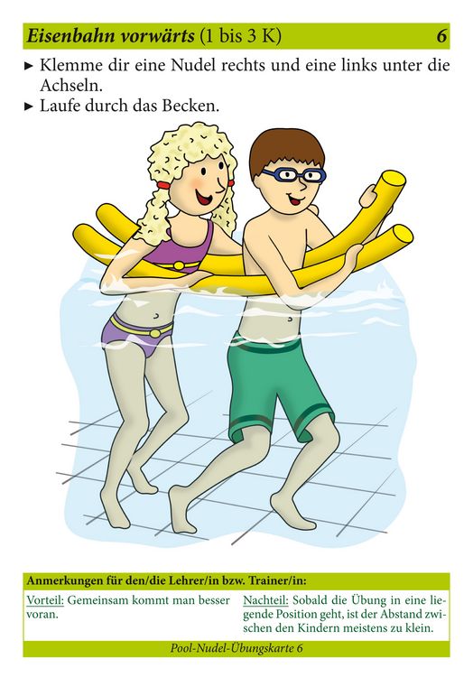 Produktbild: Schwimmen lernen 3: Pool-Nudel, laminiert