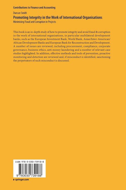 Produktbild: Promoting Integrity in the Work of International Organisations