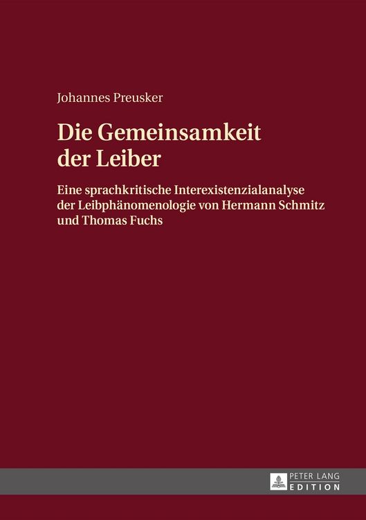 Produktbild: Die Gemeinsamkeit der Leiber