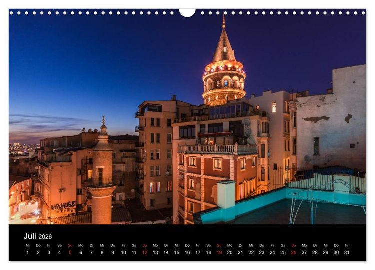 Produktbild: Istanbul - Stadt am Bosporus (Wandkalender 2026 DIN A3 quer), CALVENDO Monatskalender
