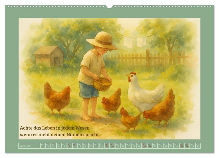 Produktbild: Wenn wir f&uuml;hlen (hochwertiger Premium Wandkalender 2026 DIN A2 quer), Kunstdruck in Hochglanz