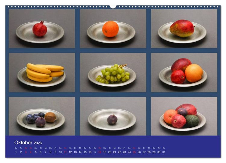 Produktbild: Food (Wandkalender 2026 DIN A2 quer), CALVENDO Monatskalender
