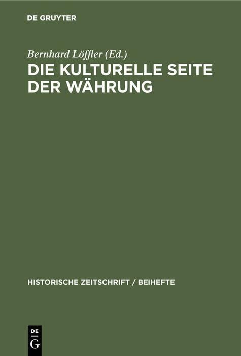 Produktbild: Die kulturelle Seite der W&auml;hrung