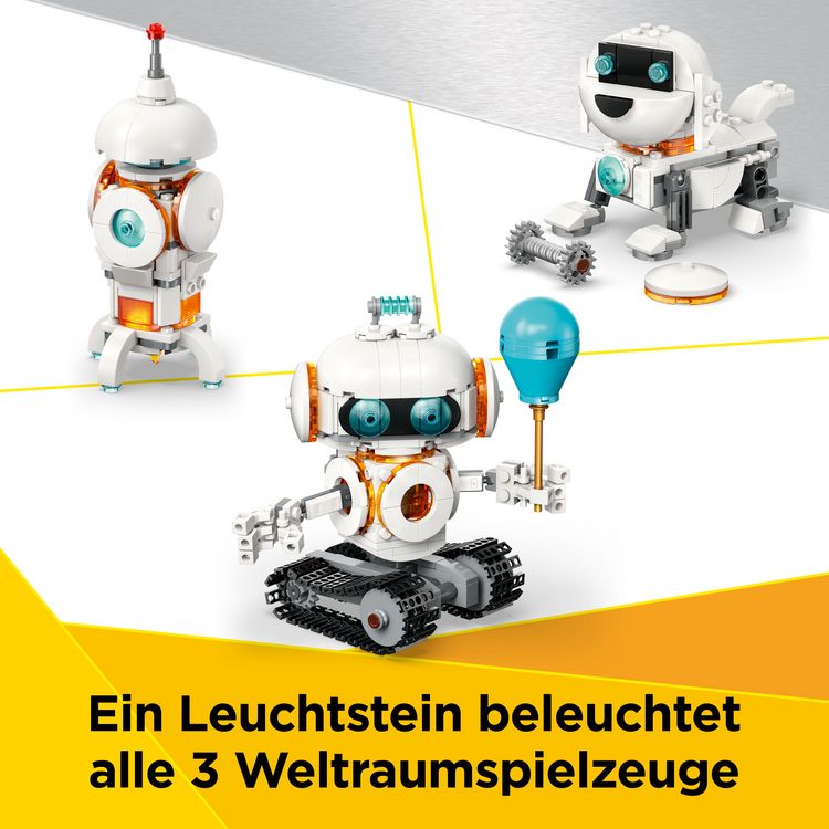 Produktbild: LEGO Creator 3in1 Weltraum-Roboter - Umbaubar in Hund oder Rakete 31164