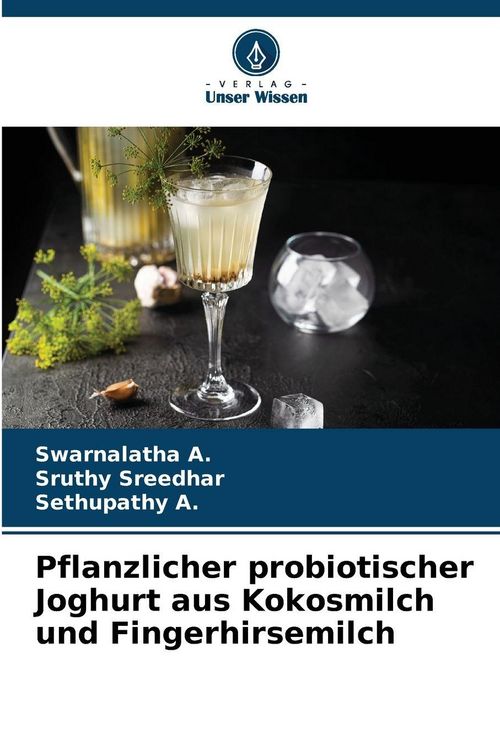 Produktbild: Pflanzlicher probiotischer Joghurt aus Kokosmilch und Fingerhirsemilch