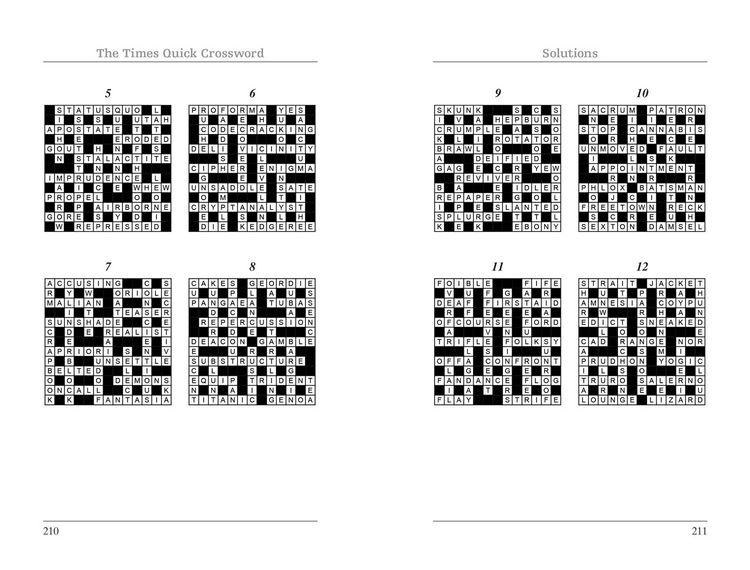Produktbild: TIMES QUICK XWORD 26 PB