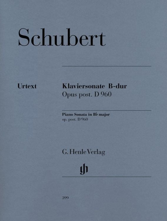 Bild vom Artikel Franz Schubert - Klaviersonate B-dur op. post. D 960 vom Autor Franz Schubert