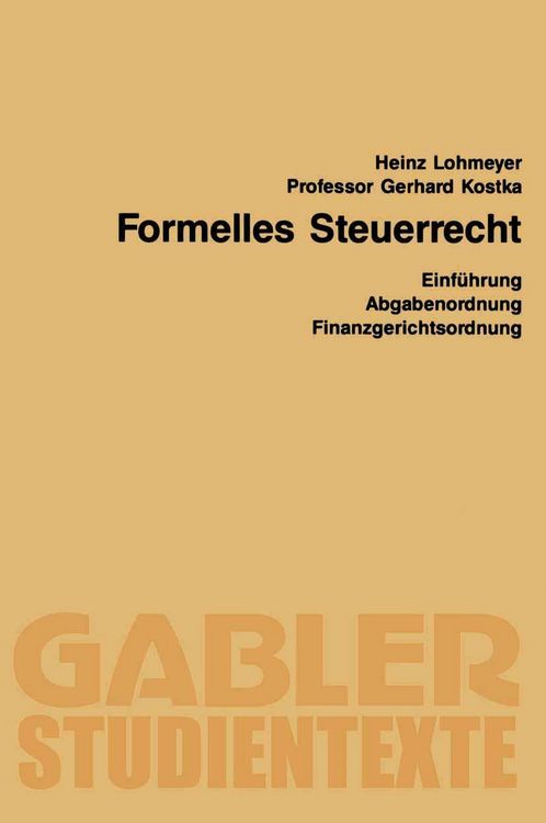 Produktbild: Formelles Steuerrecht