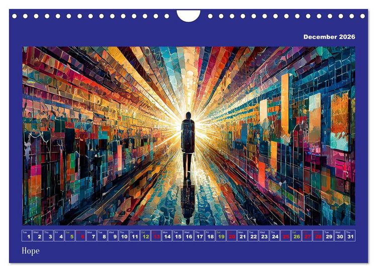 Produktbild: Pixelated Passions (Wall Calendar 2026 DIN A4 landscape), CALVENDO 12 Month Wall Calendar