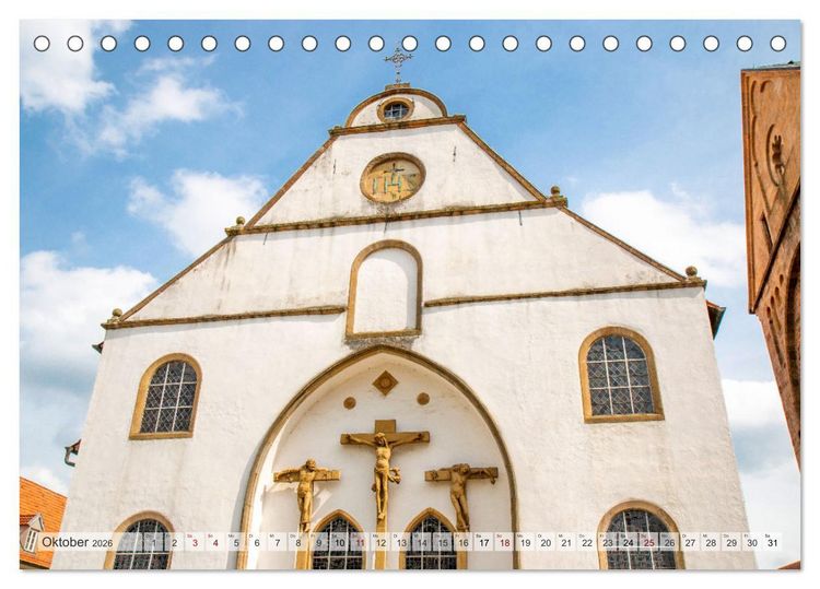 Produktbild: Historisches Osnabr&uuml;ck - Niedersachsen (Tischkalender 2026 DIN A5 quer), CALVENDO Monatskalender