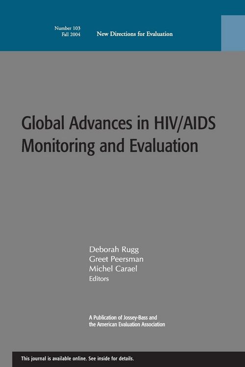 Produktbild: Global Advances in Hiv/aids Mo