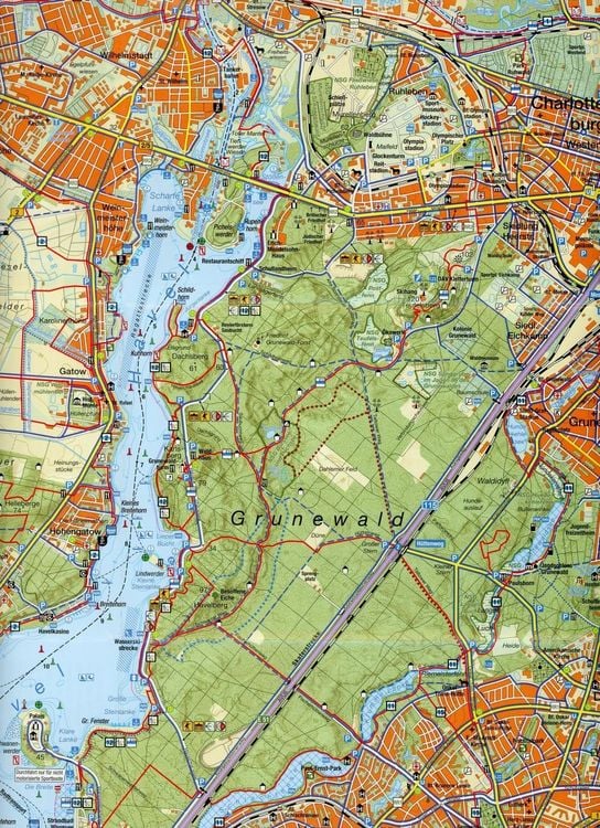Produktbild: Rad-, Wander- und Gew&auml;sserkarte Havelseen 4: Wannsee bis Tegeler See