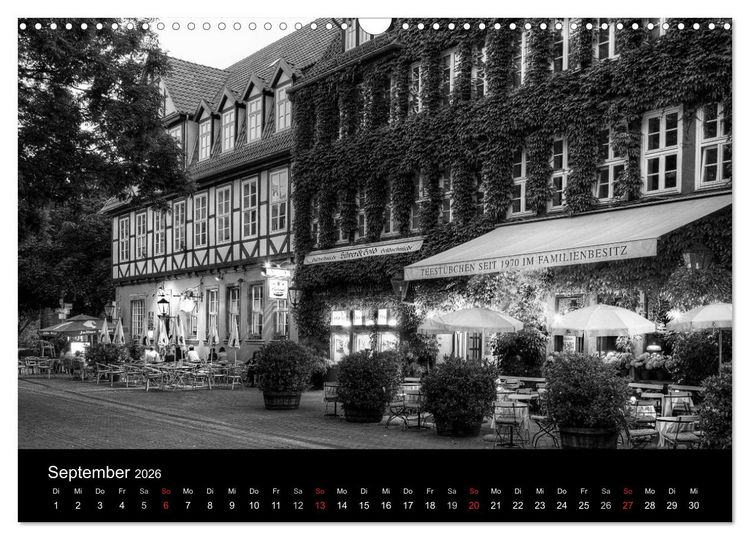 Produktbild: Hannover Monochrome Impressionen (Wandkalender 2026 DIN A3 quer), CALVENDO Monatskalender