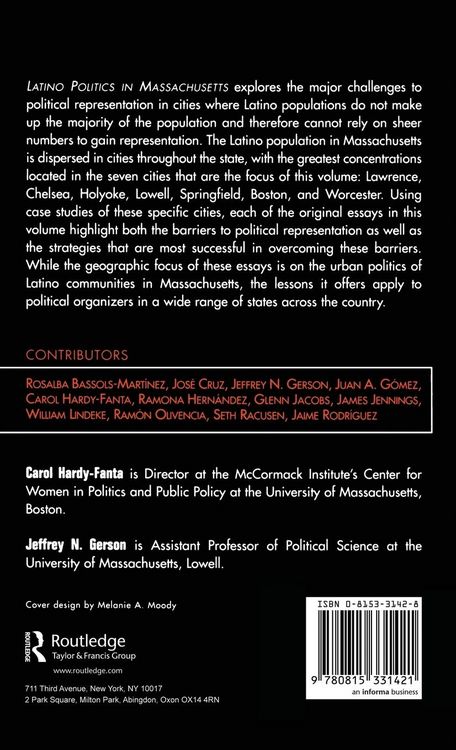 Produktbild: Latino Politics in Massachusetts
