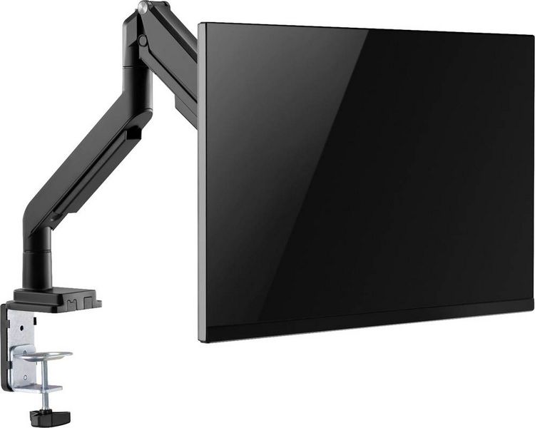 Produktbild: Digitus Monitor-Tischhalterung DA-90394 1 Display(s) 38,1 cm (15") - 81,3 cm (32") Schwarz Drehbar, H&ouml;henverstellbar, Neigbar, Rotierbar, Schwenkbar