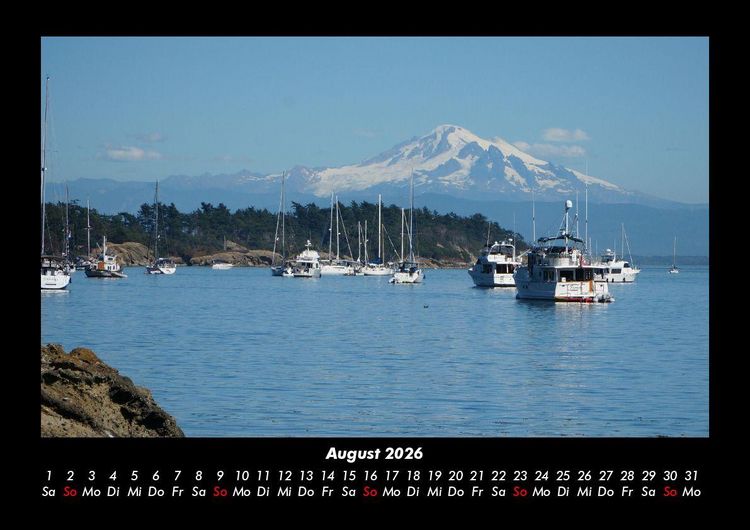 Produktbild: Boote 2026 Fotokalender DIN A3