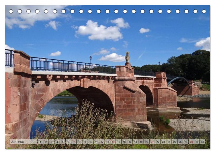 Produktbild: &Uuml;ber - Br&uuml;cken (Tischkalender 2026 DIN A5 quer), CALVENDO Monatskalender