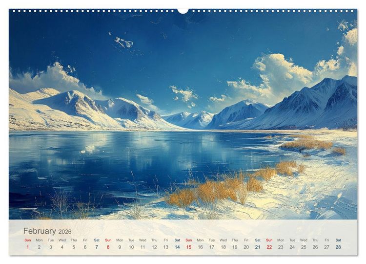 Produktbild: Impressions of landscape (High Quality Premium Wall Calendar 2026 DIN A2 landscape),CALVENDO 12 Month Wall Calendar
