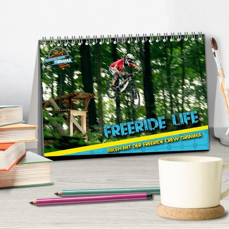 Produktbild: Freeride Life (Tischkalender 2026 DIN A5 quer), CALVENDO Monatskalender
