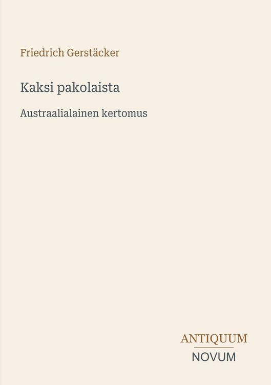 Produktbild: Kaksi pakolaista