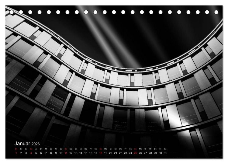 Produktbild: Direction Sky - Faszination Architektur 2026 (Tischkalender 2026 DIN A5 quer), CALVENDO Monatskalender