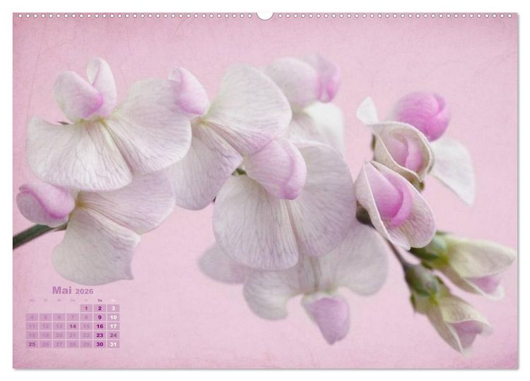 Produktbild: Zauberhafte Bl&uuml;ten (Wandkalender 2026 DIN A2 quer), CALVENDO Monatskalender