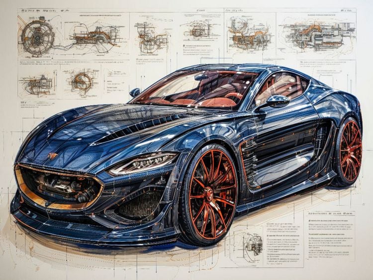 Produktbild: CALVENDO Puzzle Sportwagen | 1000 Teile Lege-Gr&ouml;&szlig;e 64x48cm Foto-Puzzle f&uuml;r gl&uuml;ckliche Stunden